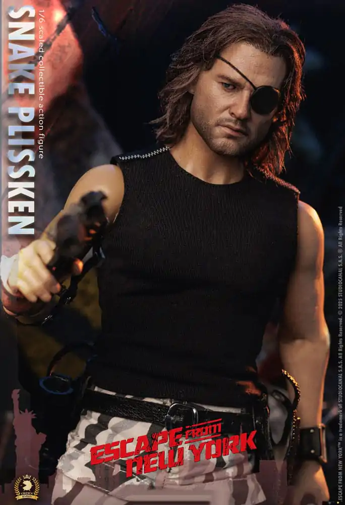 Die Klapperschlange Crown Series Actionfigur 1/6 Snake Plissken (Real Hair Version) 30 cm Produktfoto