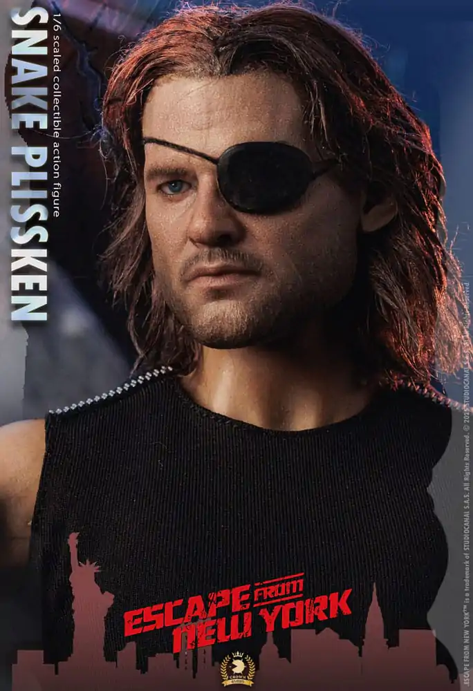 Die Klapperschlange Crown Series Actionfigur 1/6 Snake Plissken (Real Hair Version) 30 cm Produktfoto