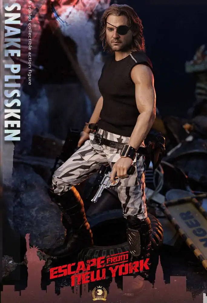 Die Klapperschlange Crown Series Actionfigur 1/6 Snake Plissken (Real Hair Version) 30 cm Produktfoto