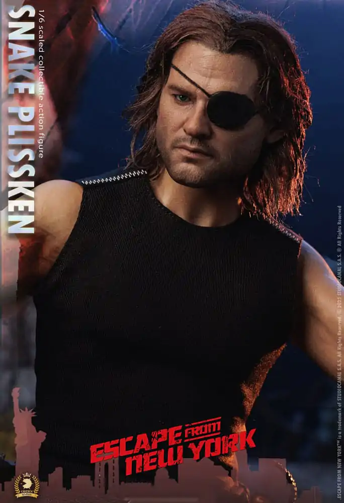 Die Klapperschlange Crown Series Actionfigur 1/6 Snake Plissken (Real Hair Version) 30 cm Produktfoto