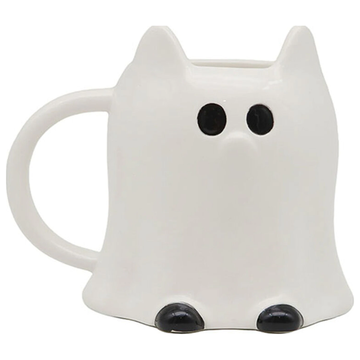 Espeluznante Cat Ghost Spooky Tasse Produktfoto
