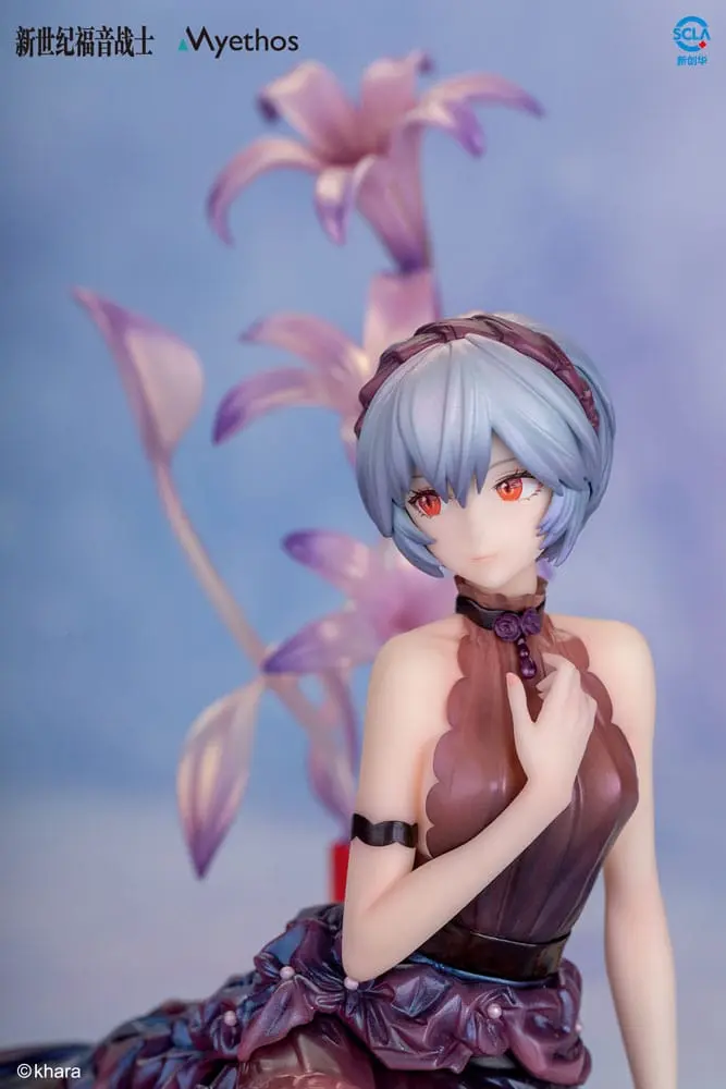 Evangelion PVC Statue 1/7 Rei Ayanami: Whisper of Flower Ver. 15 cm termékfotó