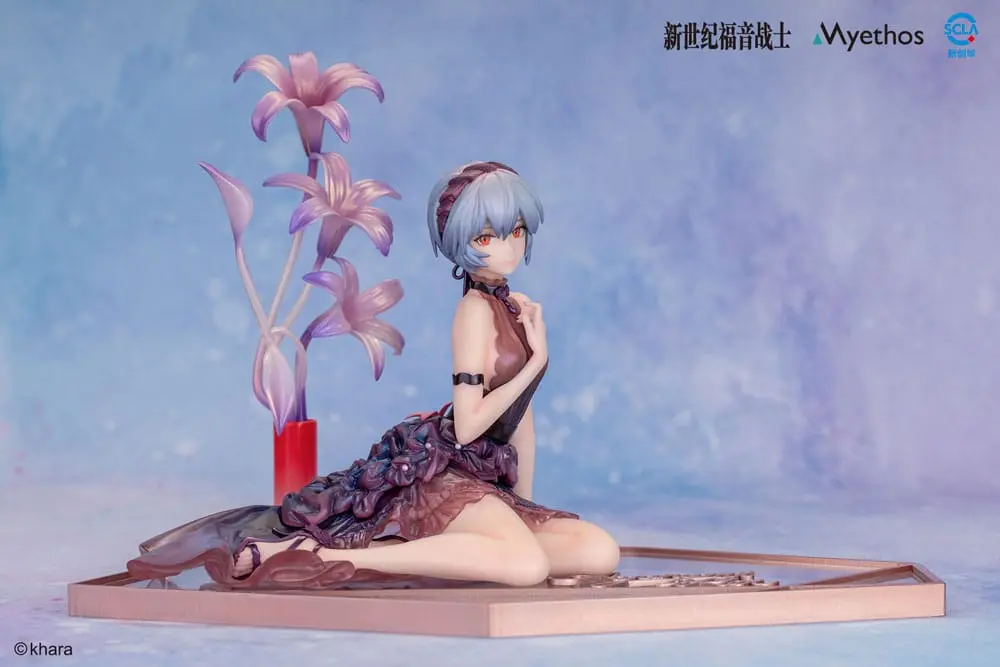 Evangelion PVC Statue 1/7 Rei Ayanami: Whisper of Flower Ver. 15 cm termékfotó