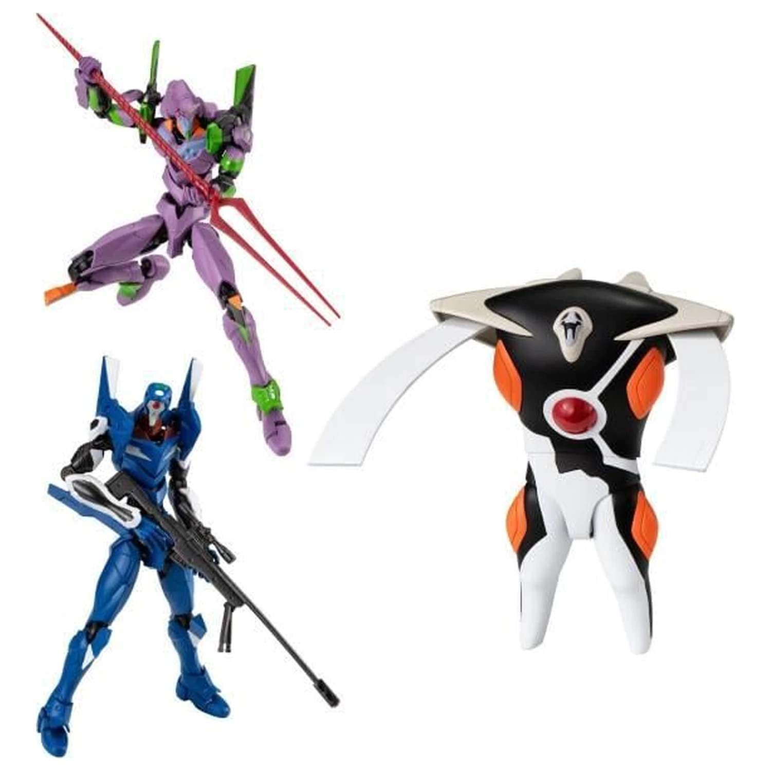 Evangelion 14th Angel Zeruel 3 Figuren Set 13cm Produktfoto