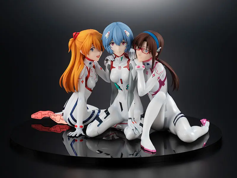 Evangelion: 3.0+1.0 Thrice Upon a Time PVC Statue 1/8 Asuka/Rei/Mari: Newtype Cover Ver. termékfotó