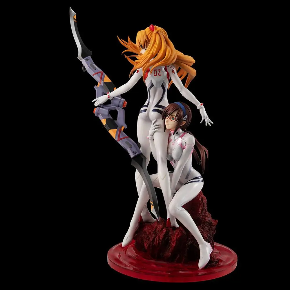 Evangelion: 3.0+1.0 Thrice Upon a Time G.E.M. PVC Statue Shikinami Asuka Langley & Makinami Mari Illustrious 28 cm Produktfoto