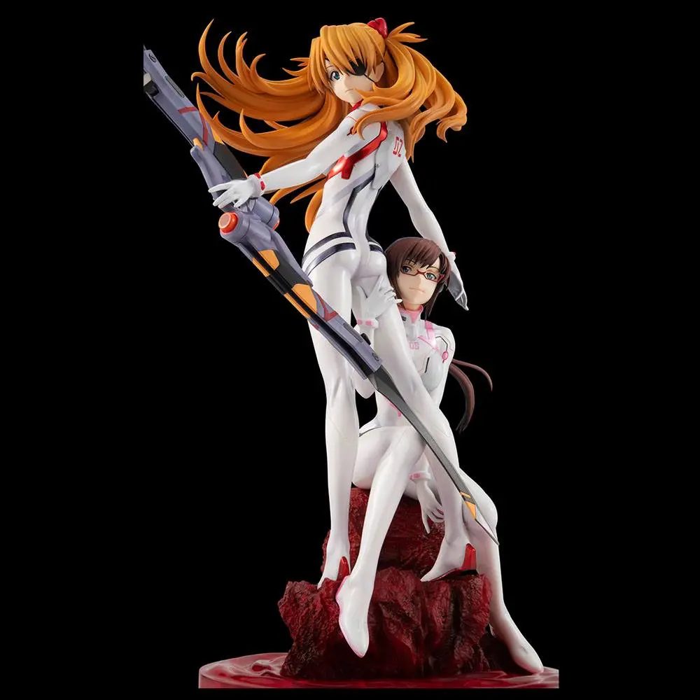 Evangelion: 3.0+1.0 Thrice Upon a Time G.E.M. PVC Statue Shikinami Asuka Langley & Makinami Mari Illustrious 28 cm Produktfoto