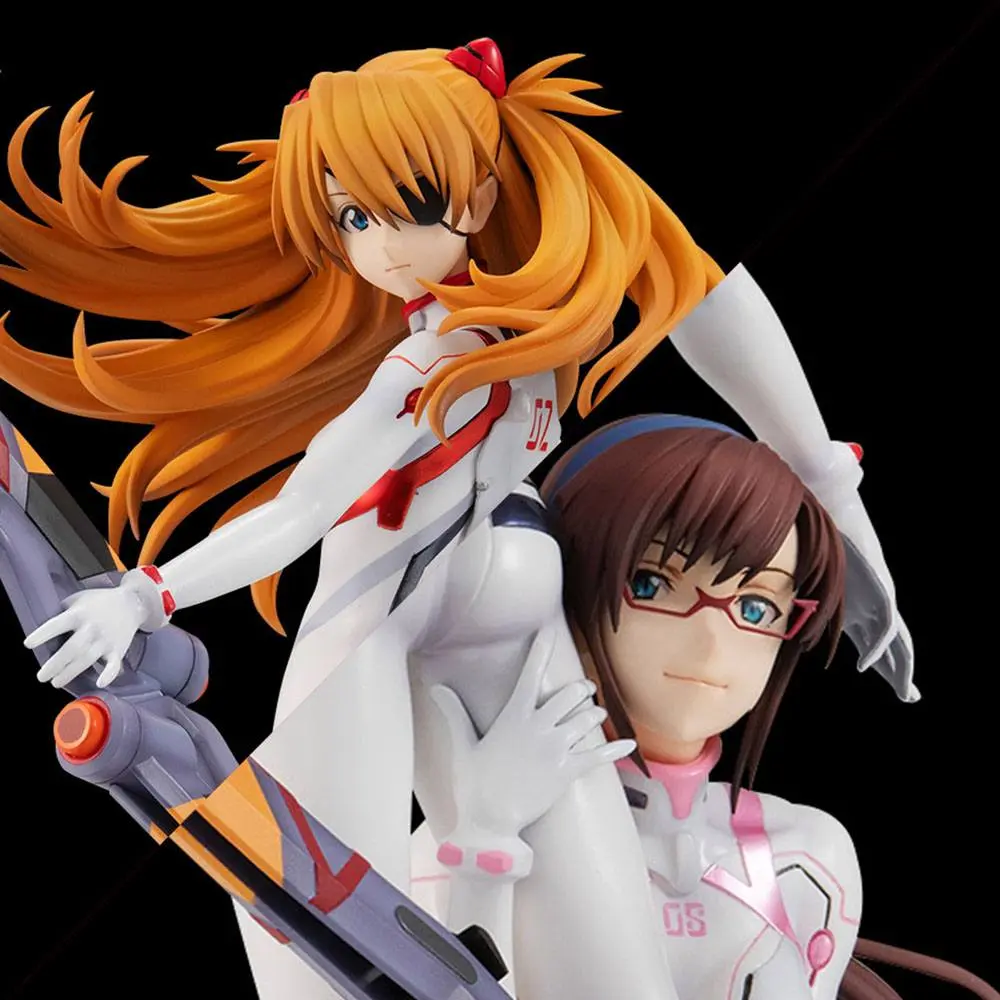Evangelion: 3.0+1.0 Thrice Upon a Time G.E.M. PVC Statue Shikinami Asuka Langley & Makinami Mari Illustrious 28 cm Produktfoto