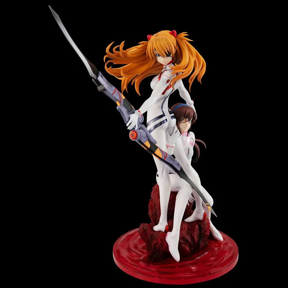 Evangelion: 3.0+1.0 Thrice Upon a Time G.E.M. PVC Statue Shikinami Asuka Langley & Makinami Mari Illustrious 28 cm Produktfoto