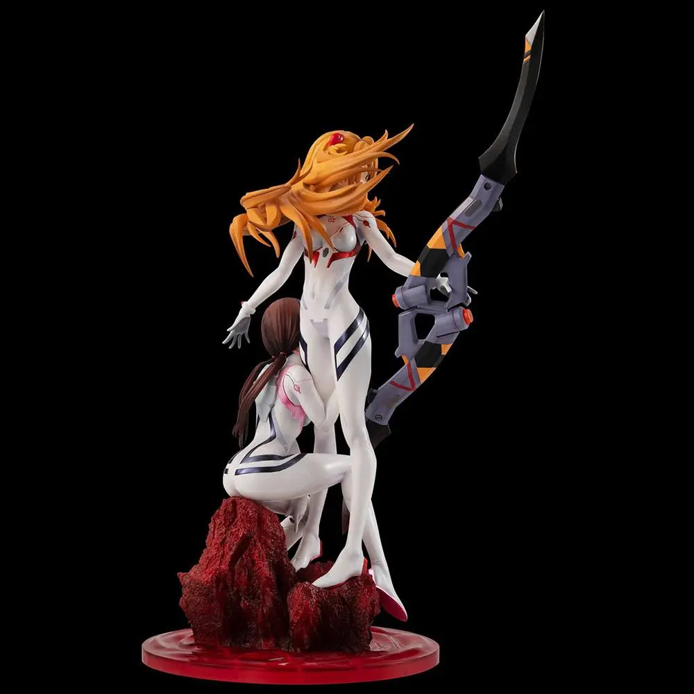 Evangelion: 3.0+1.0 Thrice Upon a Time G.E.M. PVC Statue Shikinami Asuka Langley & Makinami Mari Illustrious 28 cm Produktfoto