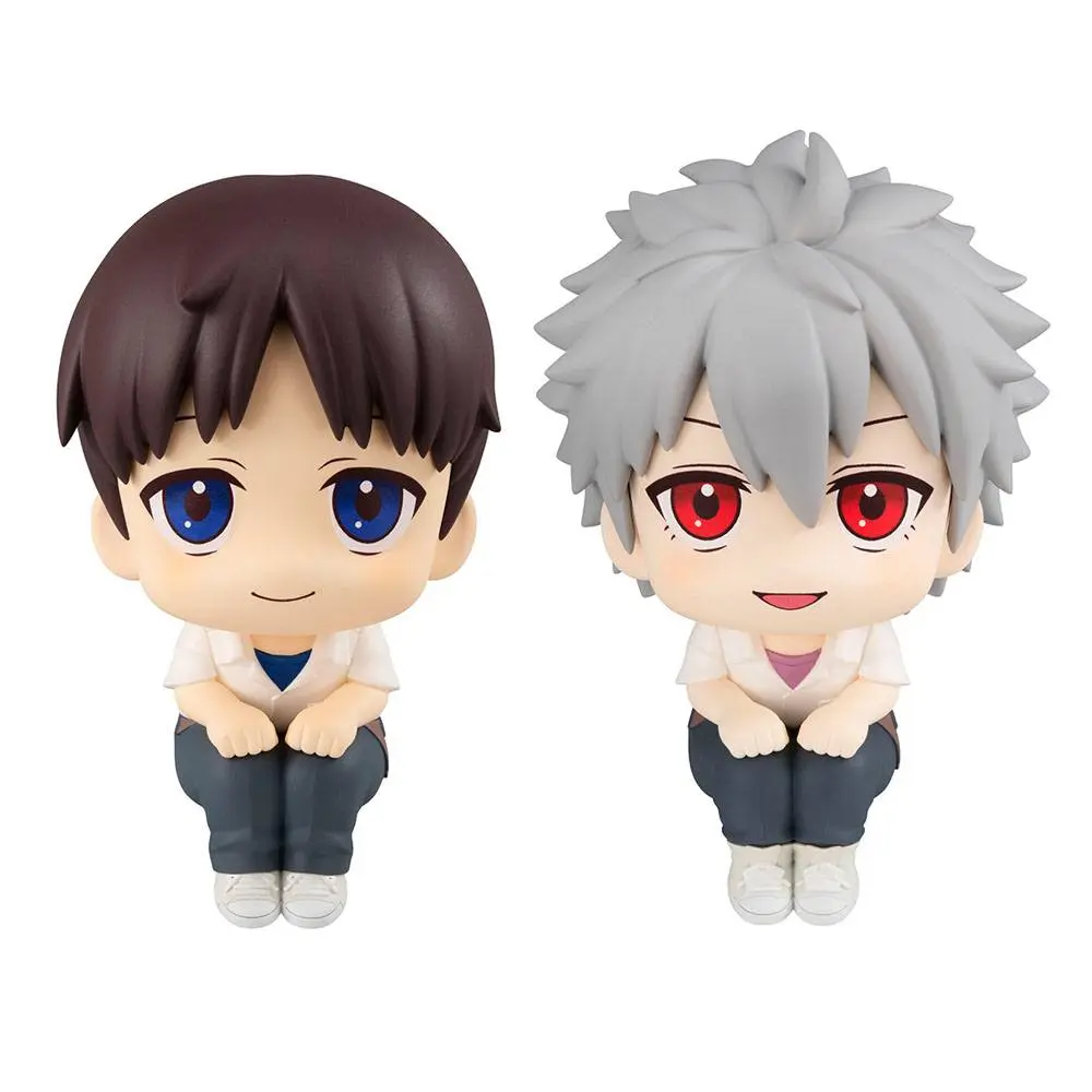 Evangelion: 3.0+1.0 Thrice Upon a Time Look Up PVC Statuen Shinji Ikari & Kaworu Nagisa Limited Ver. 11 cm Produktfoto