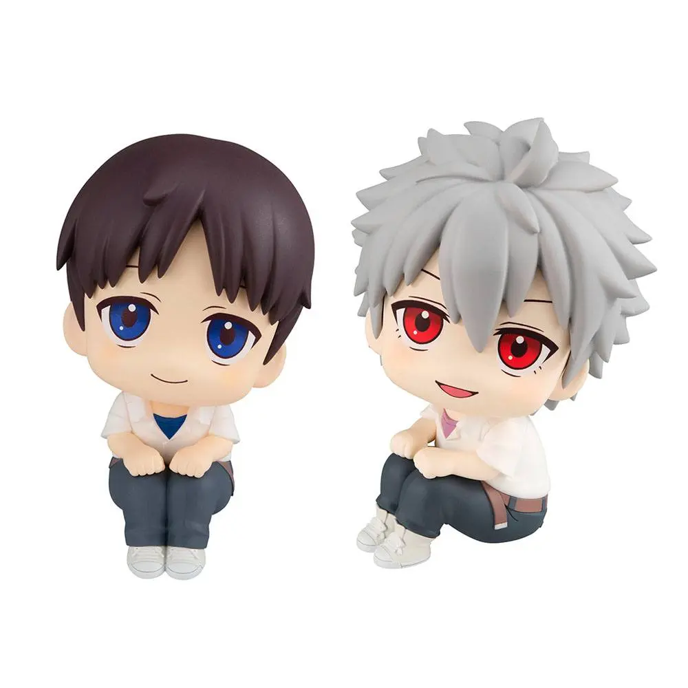 Evangelion: 3.0+1.0 Thrice Upon a Time Look Up PVC Statuen Shinji Ikari & Kaworu Nagisa Limited Ver. 11 cm Produktfoto