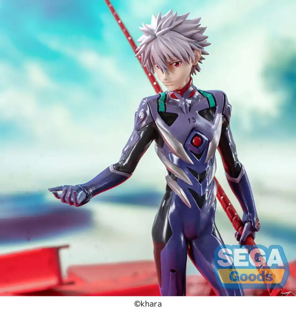 Evangelion: 3.0+1.0 Thrice Upon a Time Luminasta PVC-Statue Kaworu Nagisa x Spear of Longinus 21 cm Produktfoto