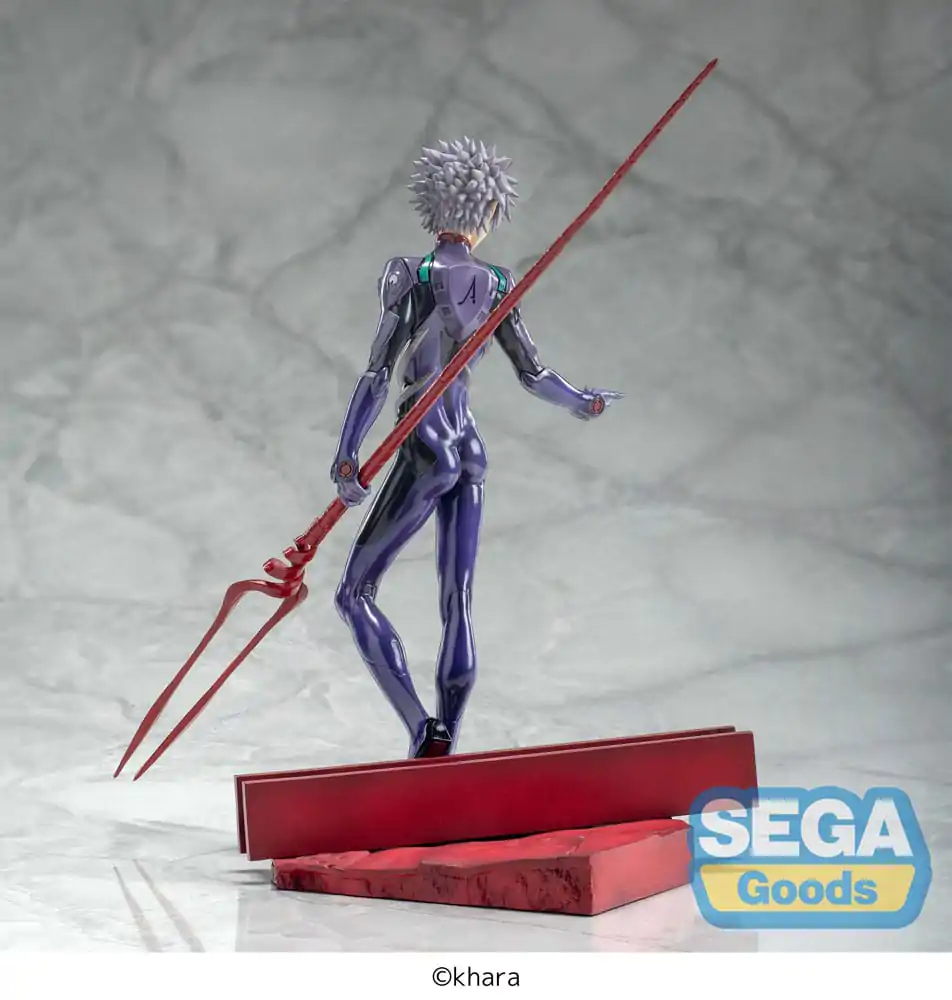Evangelion: 3.0+1.0 Thrice Upon a Time Luminasta PVC-Statue Kaworu Nagisa x Spear of Longinus 21 cm Produktfoto