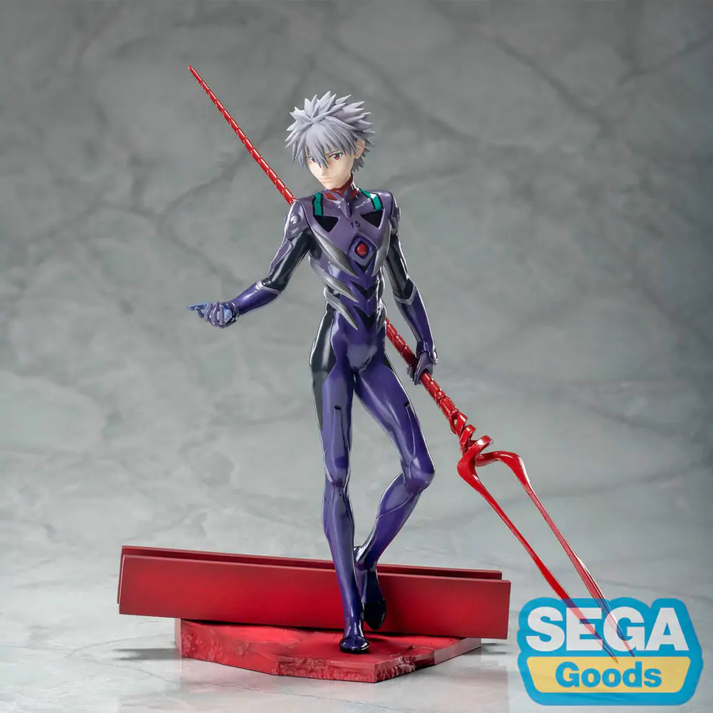 Evangelion: 3.0+1.0 Thrice Upon a Time Luminasta PVC-Statue Kaworu Nagisa x Spear of Longinus 21 cm Produktfoto