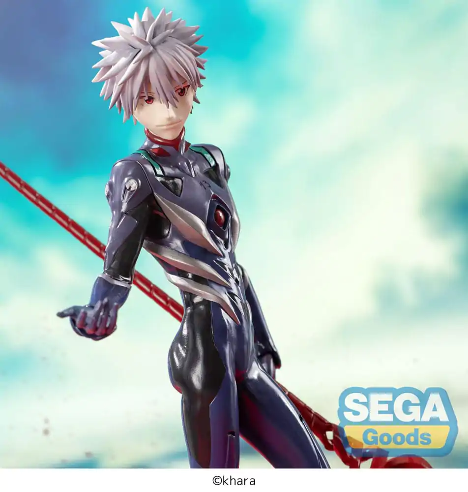 Evangelion: 3.0+1.0 Thrice Upon a Time Luminasta PVC-Statue Kaworu Nagisa x Spear of Longinus 21 cm Produktfoto
