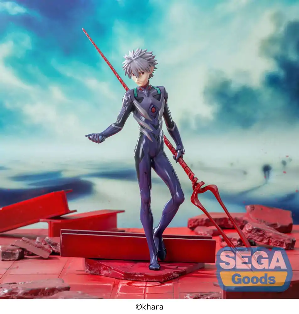 Evangelion: 3.0+1.0 Thrice Upon a Time Luminasta PVC-Statue Kaworu Nagisa x Spear of Longinus 21 cm Produktfoto