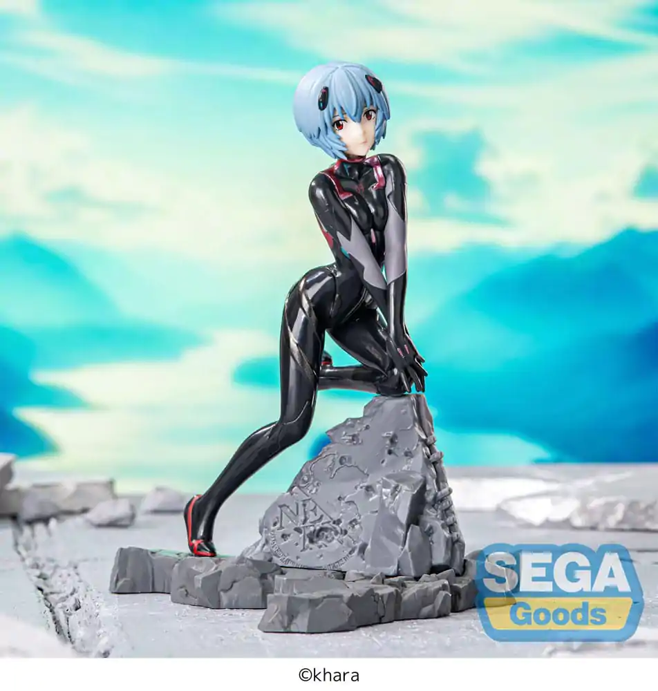 Evangelion: 3.0+1.0 Thrice Upon a Time Luminasta PVC Statue Vignetteum Tentative Name : Rei Ayanami 30th Anniversary Ver. 19 cm termékfotó