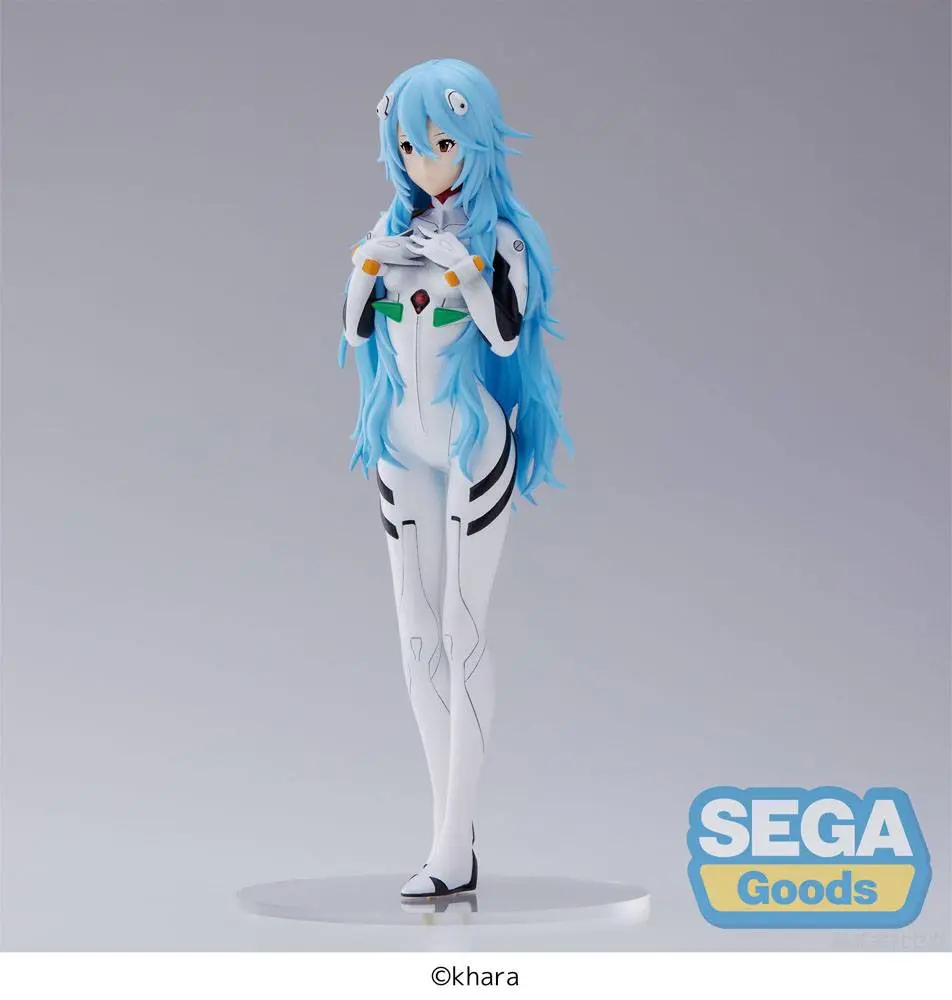 Evangelion: 3.0+1.0 Thrice Upon a Time SPM PVC Statue Rei Ayanami Long Hair Ver. 21 cm Produktfoto