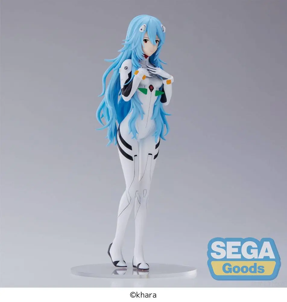 Evangelion: 3.0+1.0 Thrice Upon a Time SPM PVC Statue Rei Ayanami Long Hair Ver. 21 cm Produktfoto