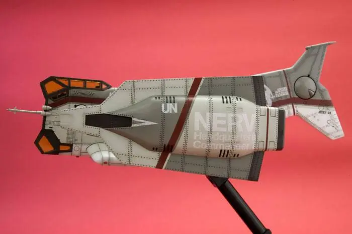 Evangelion: 3.0 Plastikmodell Bausatz 1/100 Vertical Take-Off & Landing Aircraft YAGR-N101 19 cm Produktfoto
