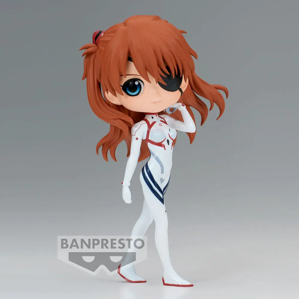 Evangelion 3.0 Asuka Shikinami Langley Plugsuit Style Ver. A Q posket Figur 14cm Produktfoto