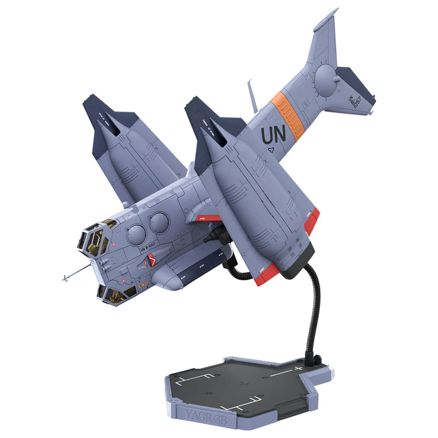 Evangelion: 3.0 You can (not) redo Plastic Modellbausatz 1/72 YAGR-3B UNAF Close Air Support VTOL Aircraft Pre-painted Finished Modell Version 14 cm Produktfoto