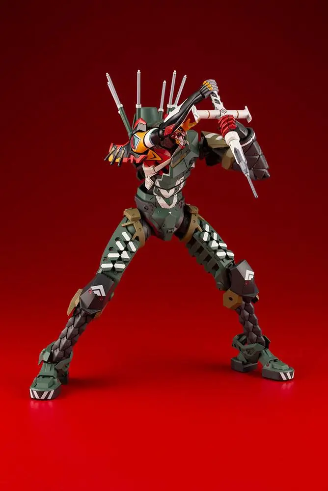 Evangelion 4.0 Plastic Model Kit 1/400 Evangelion Production Model-New 02 JA-02 Body Assembly Cannibalized) 22 cm Produktfoto