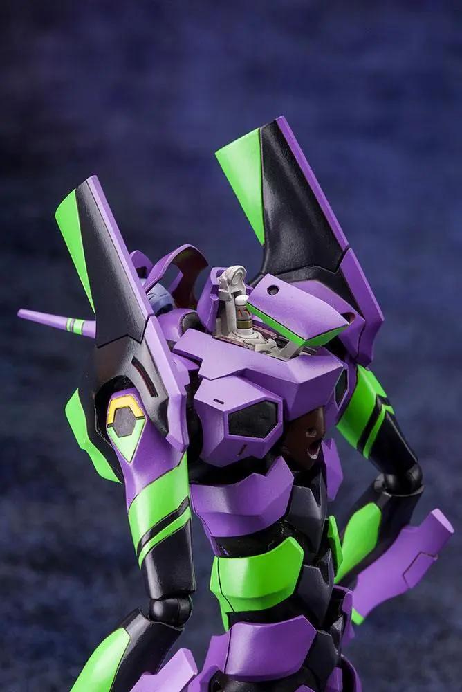 Evangelion: 3.0 + 1.0 Thrice Upon a Time Plastic Model Kit 1/400 Evangelion Test Type-01 with Spear of Cassius Produktfoto