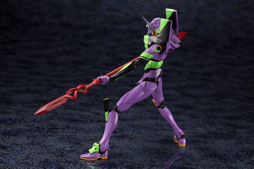 Evangelion: 3.0 + 1.0 Thrice Upon a Time Plastic Model Kit 1/400 Evangelion Test Type-01 with Spear of Cassius Produktfoto