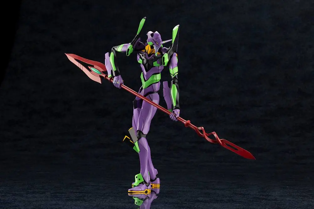 Evangelion: 3.0 + 1.0 Thrice Upon a Time Plastic Model Kit 1/400 Evangelion Test Type-01 with Spear of Cassius Produktfoto