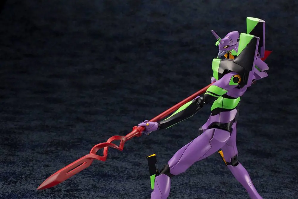 Evangelion: 3.0 + 1.0 Thrice Upon a Time Plastic Model Kit 1/400 Evangelion Test Type-01 with Spear of Cassius Produktfoto