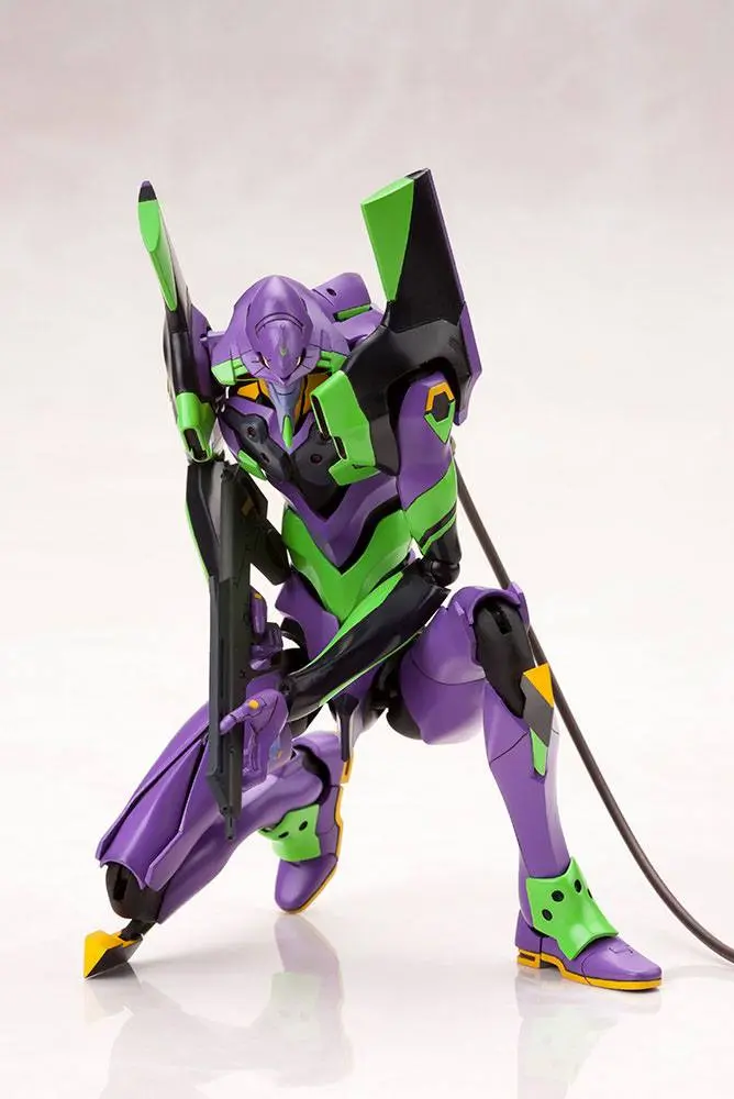 Evangelion: 3.0 + 1.0 Thrice Upon a Time Plastic Model Kit 1/400 Evangelion Test Type-01 with Spear of Cassius Produktfoto