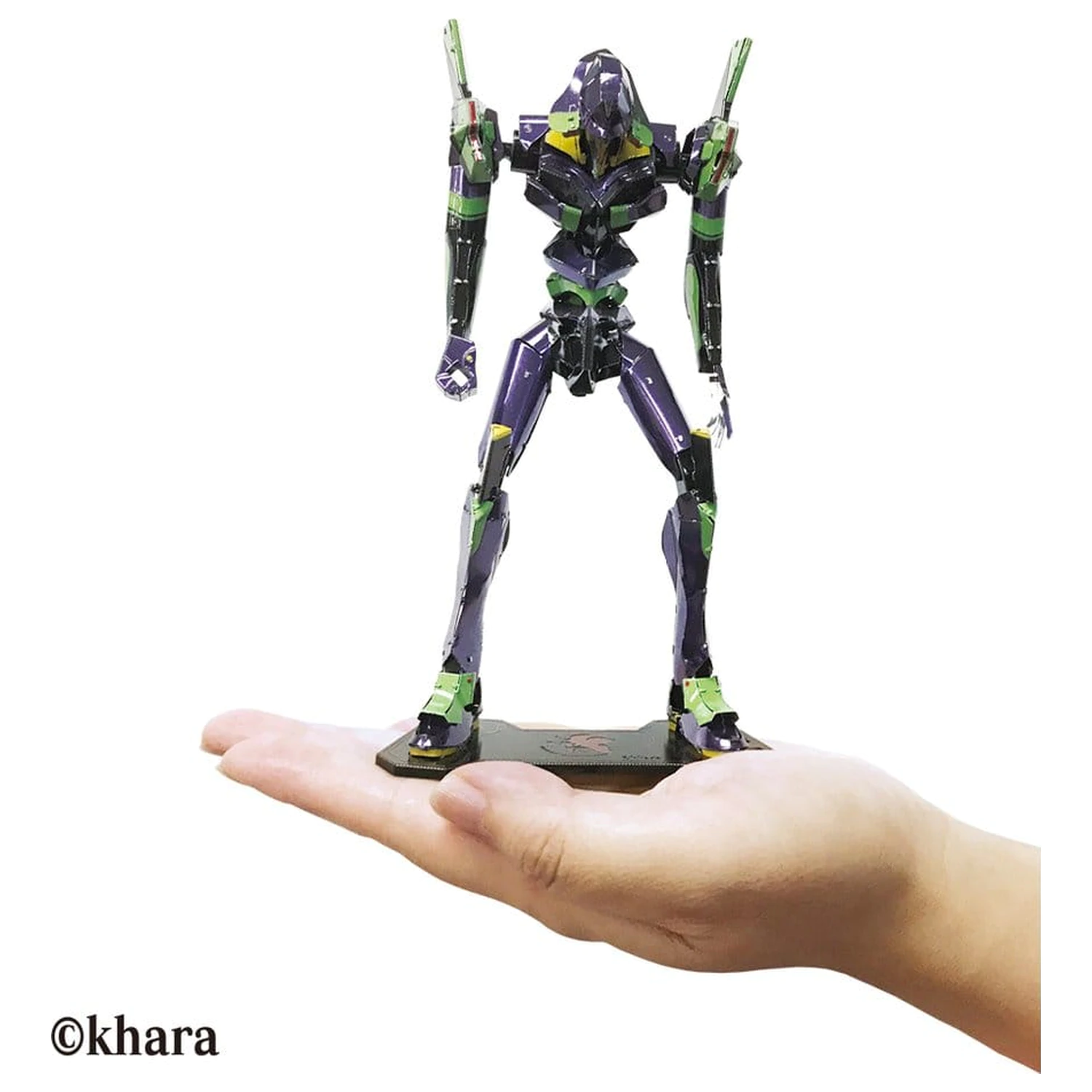 Evangelion Metallic Nano Plastik Modell Einheit 01 17 cm Produktfoto