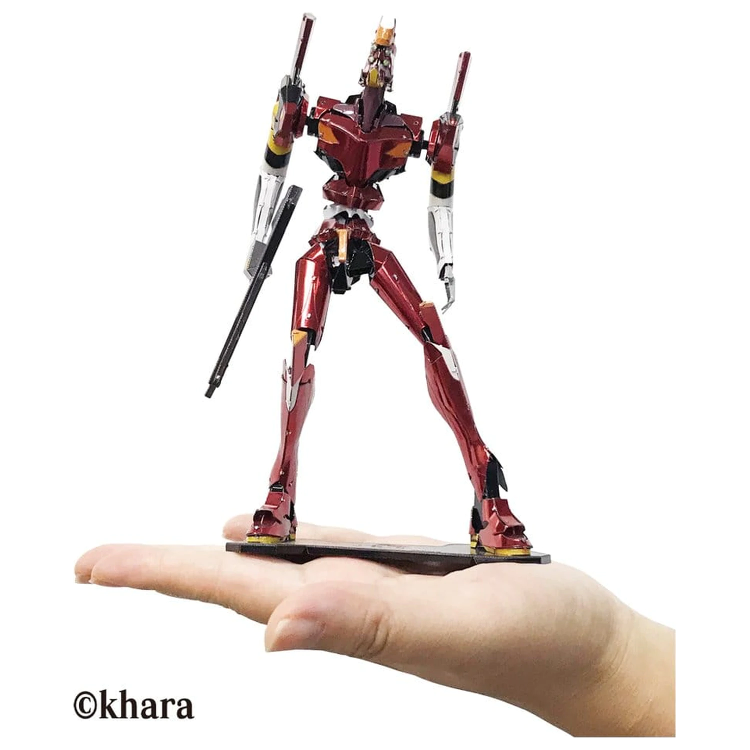 Evangelion Metallic Nano Plastik Modell Einheit 02 17 cm Produktfoto