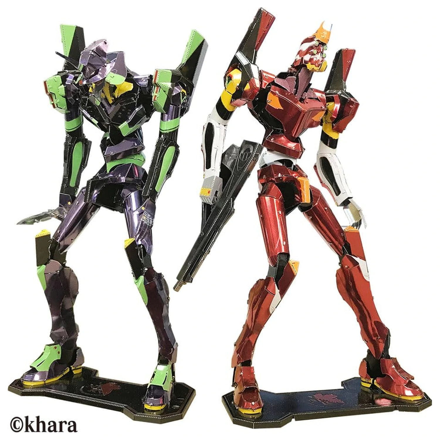 Evangelion Metallic Nano Plastik Modell Einheit 02 17 cm Produktfoto