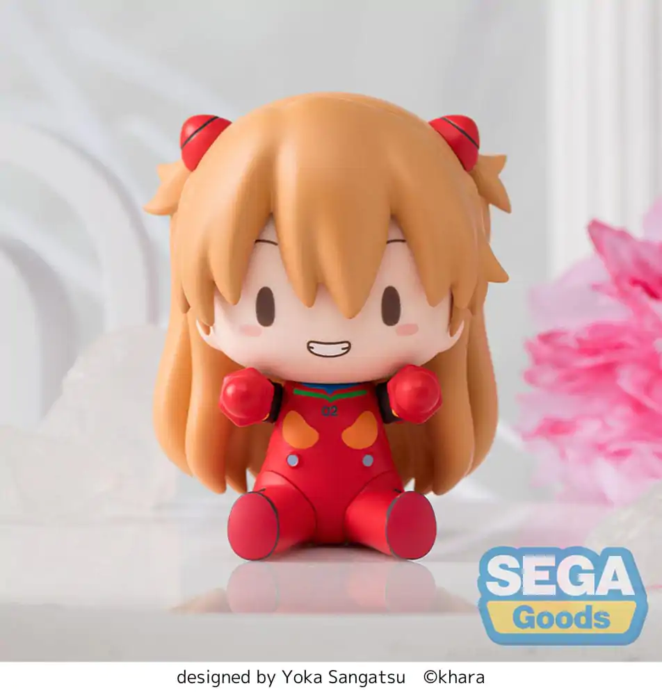 Evangelion: New Theatrical Edition Fuwa Petit Chibi Figur Asuka Plug Suit 8 cm Produktfoto