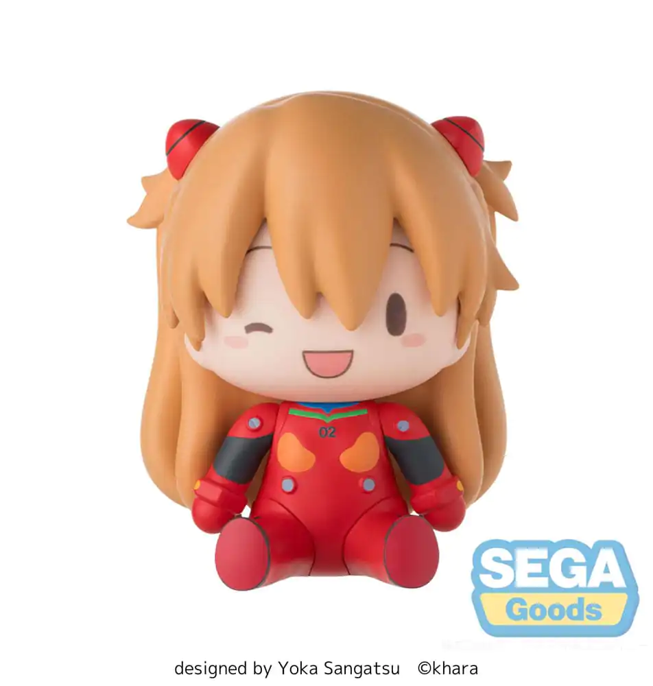 Evangelion: New Theatrical Edition Fuwa Petit Chibi Figur Asuka Plug Suit 8 cm Produktfoto