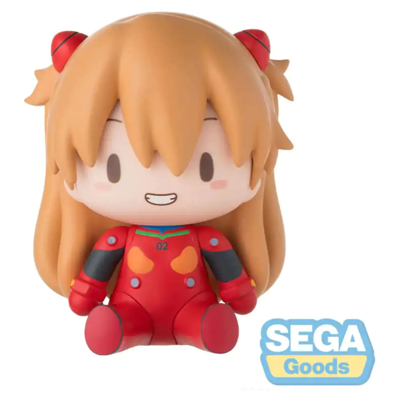 Evangelion: New Theatrical Edition Fuwa Petit Chibi Figur Asuka Plug Suit 8 cm Produktfoto
