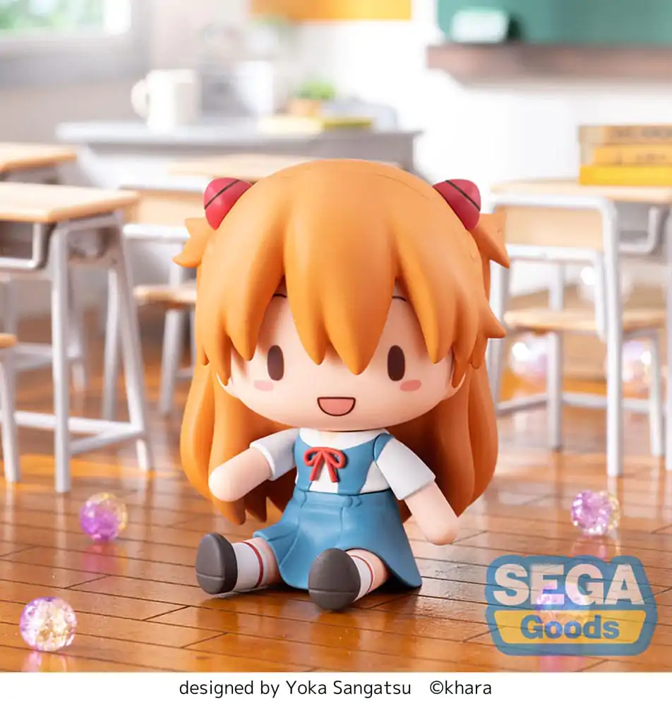 Evangelion: New Theatrical Edition Fuwa Petit Chibi Figur Asuka Shikinami Langley 8 cm Produktfoto