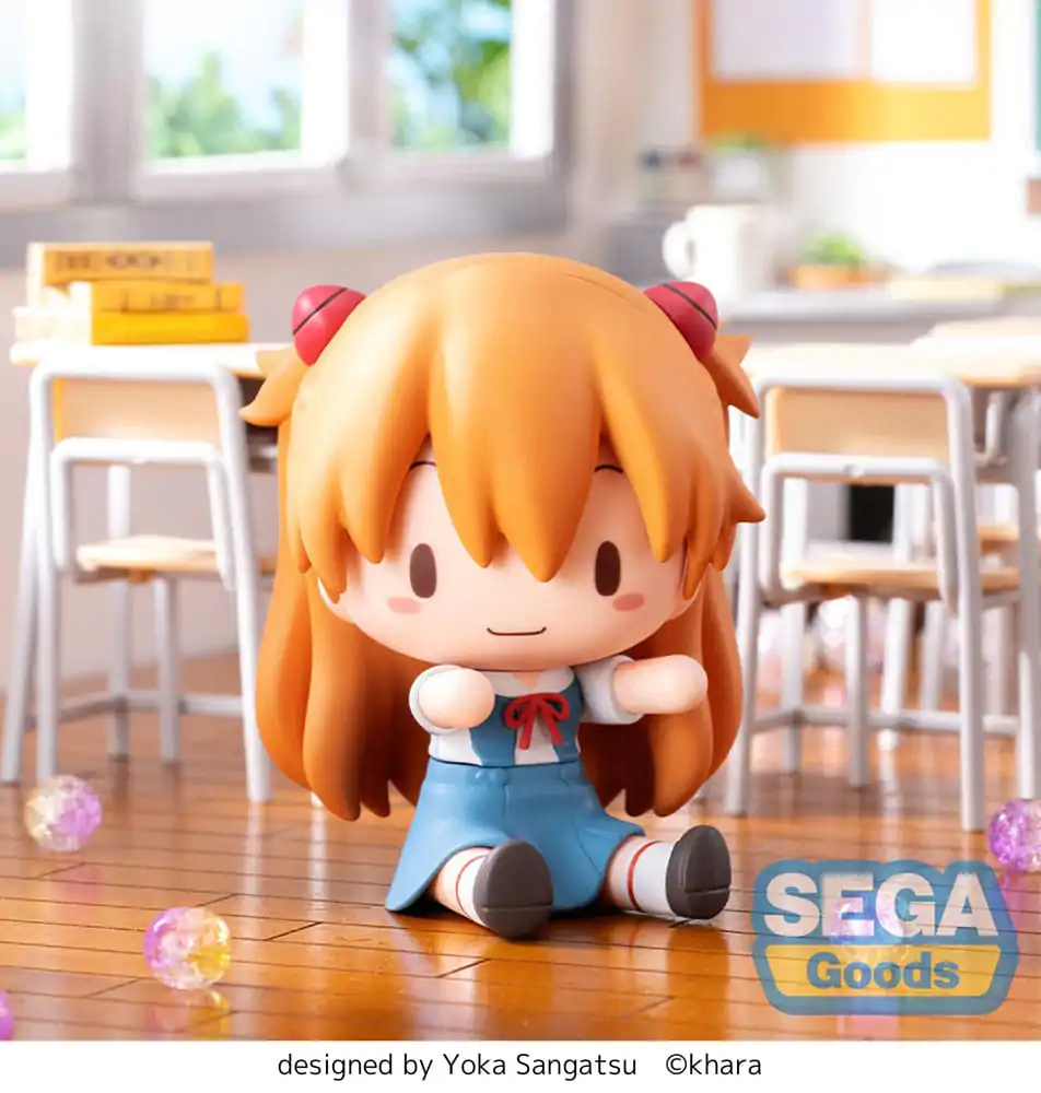Evangelion: New Theatrical Edition Fuwa Petit Chibi Figur Asuka Shikinami Langley 8 cm Produktfoto