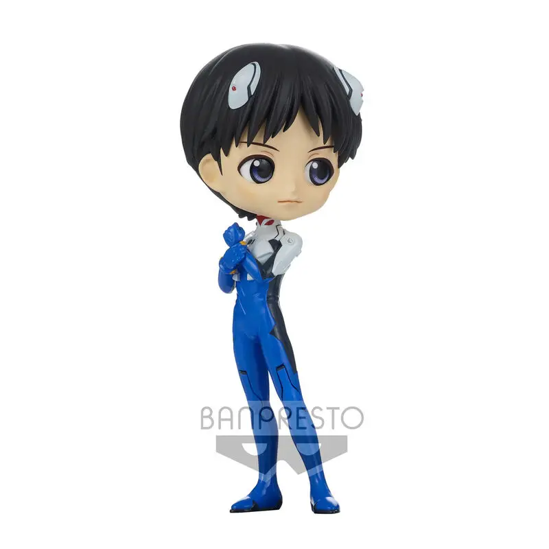 Evangelion: New Theatrical Edition Q Posket Mini Figur Shinji Ikari Plugsuit Style Ver. A 14 cm Produktfoto