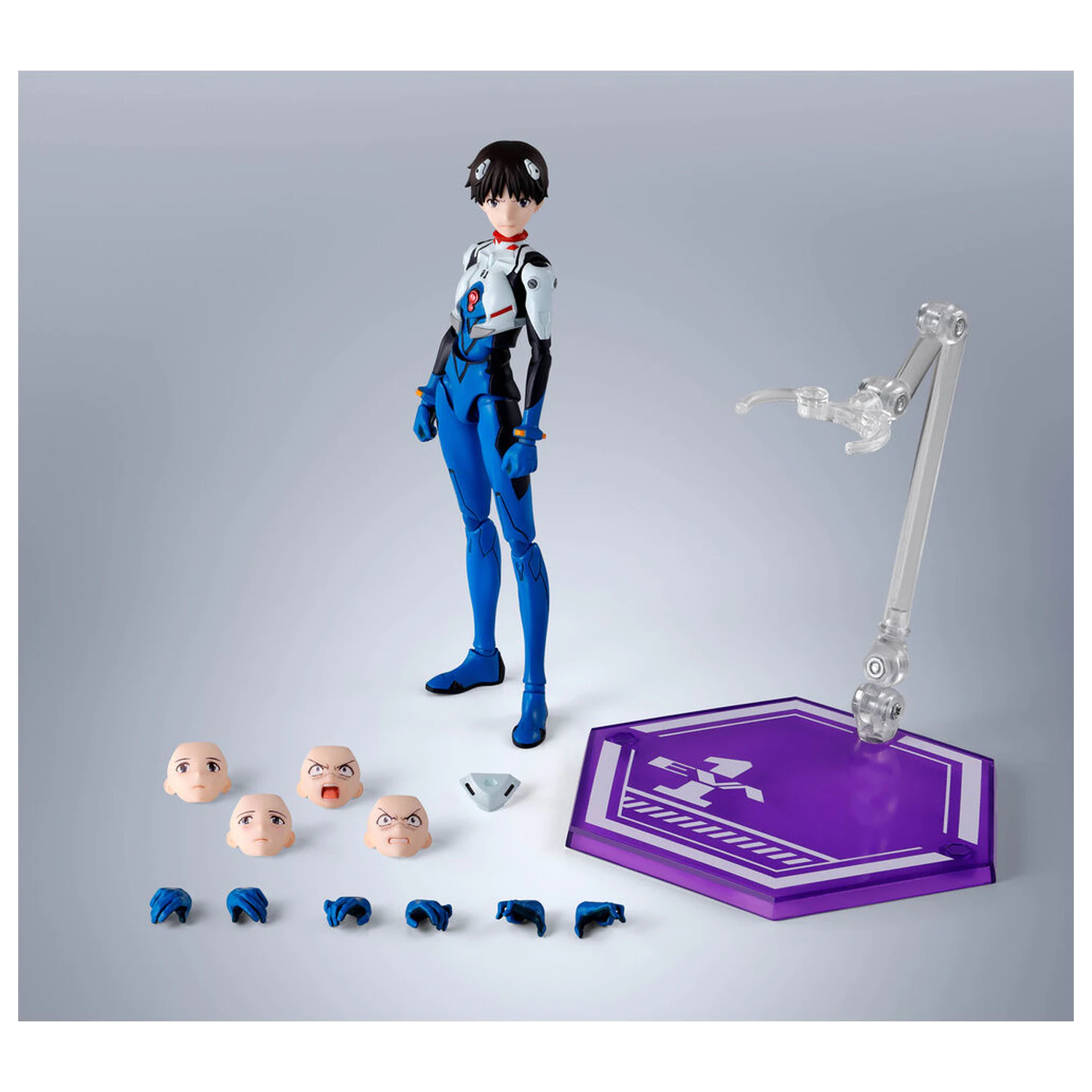Evangelion Shinji Ikari S.H. Figuarts Figur 13,5cm Produktfoto