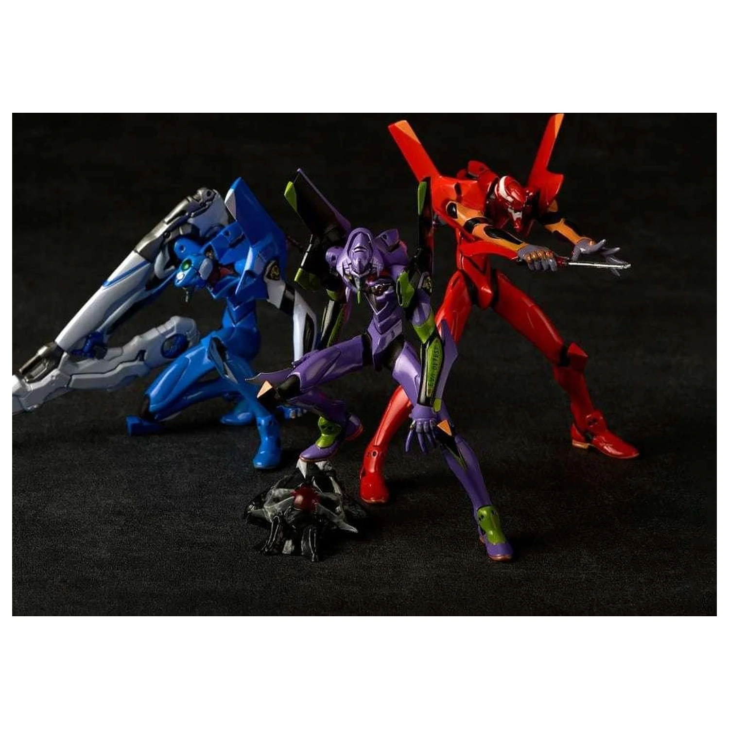 EVANGELION Unit-01 / Unit-02 / Prototype-00 Modelbausatz Artpla 12cm Produktfoto