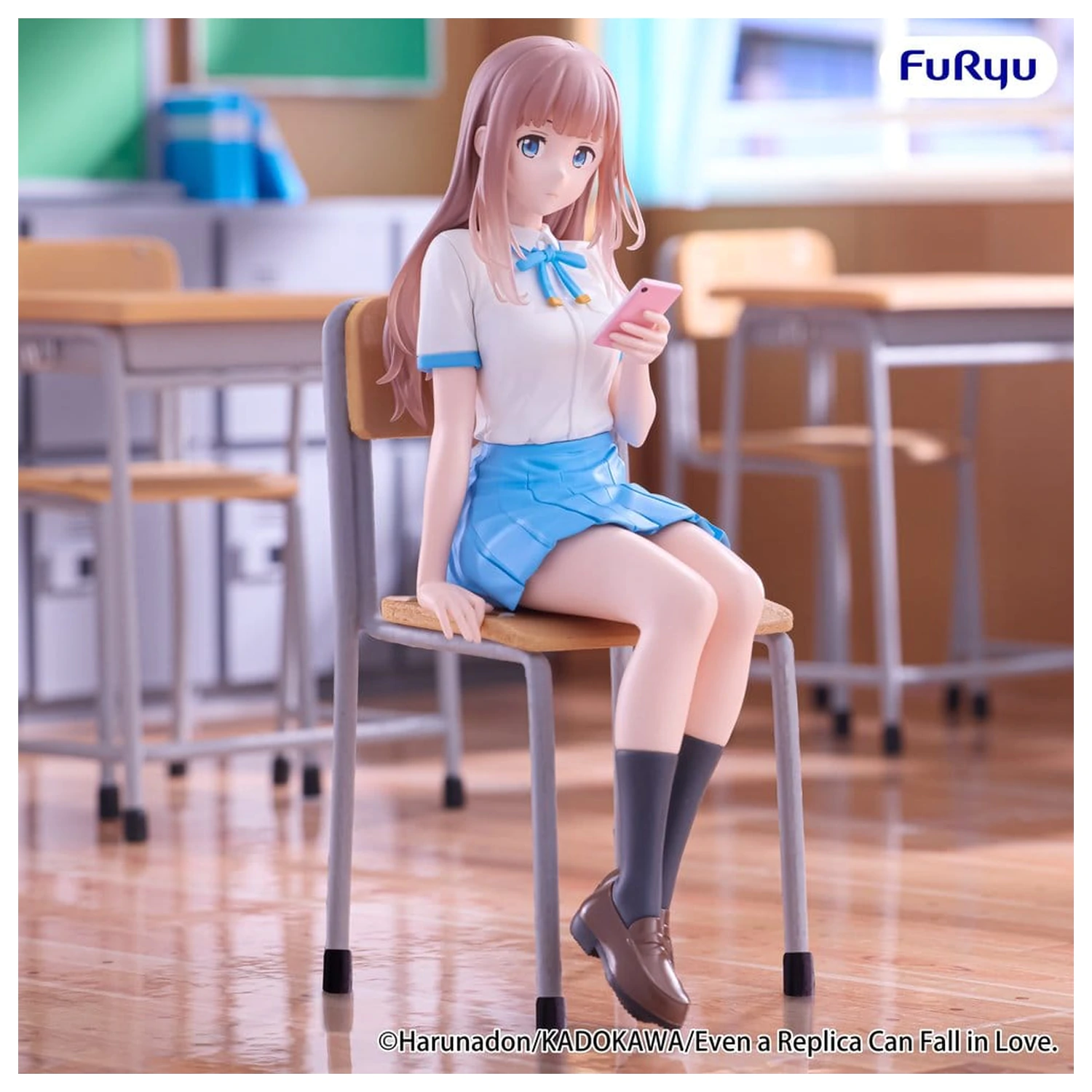 Even a Replica Can Fall in Love Noodle Stopper PVC Figur Sunao Aikawa 14 cm Produktfoto