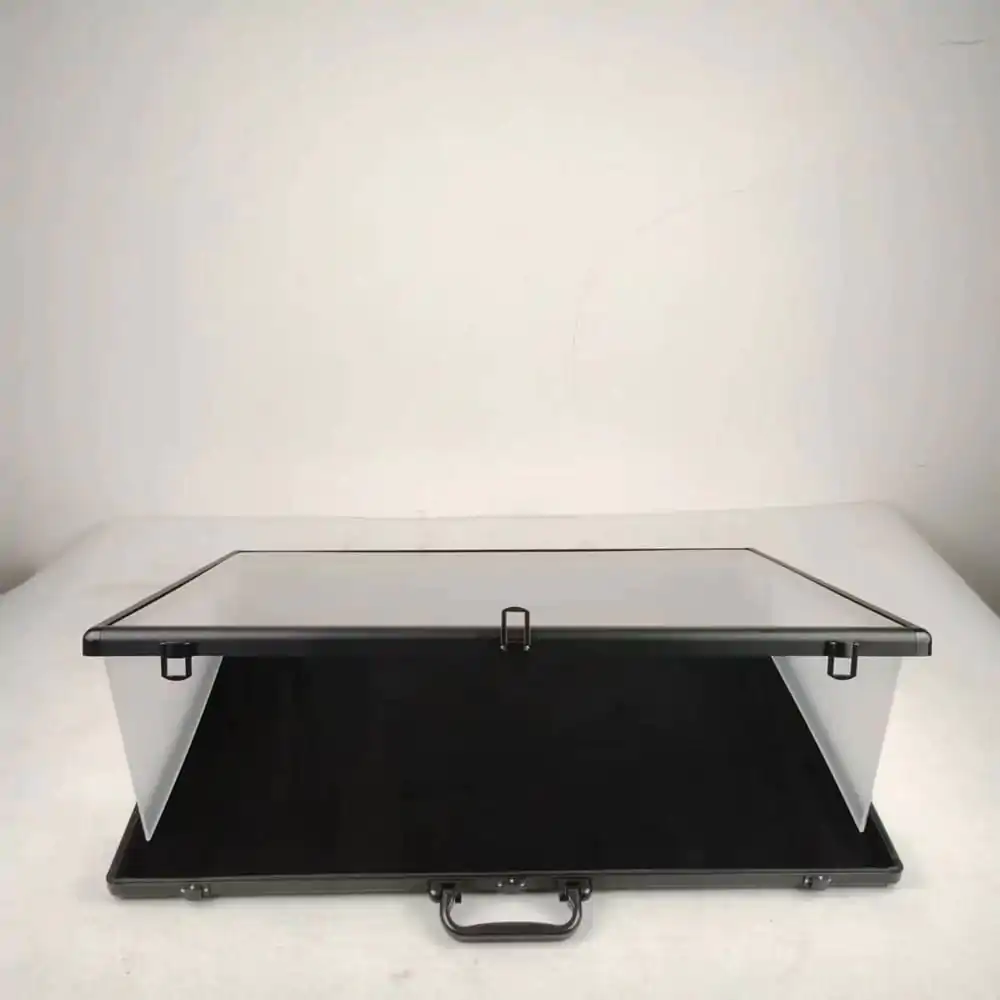 Evoretro Aluminum Display Case Schwarz Produktfoto