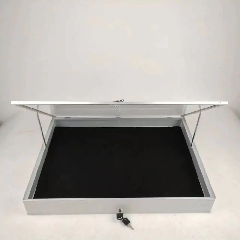 Evoretro Aluminum Display Case Silber Produktfoto