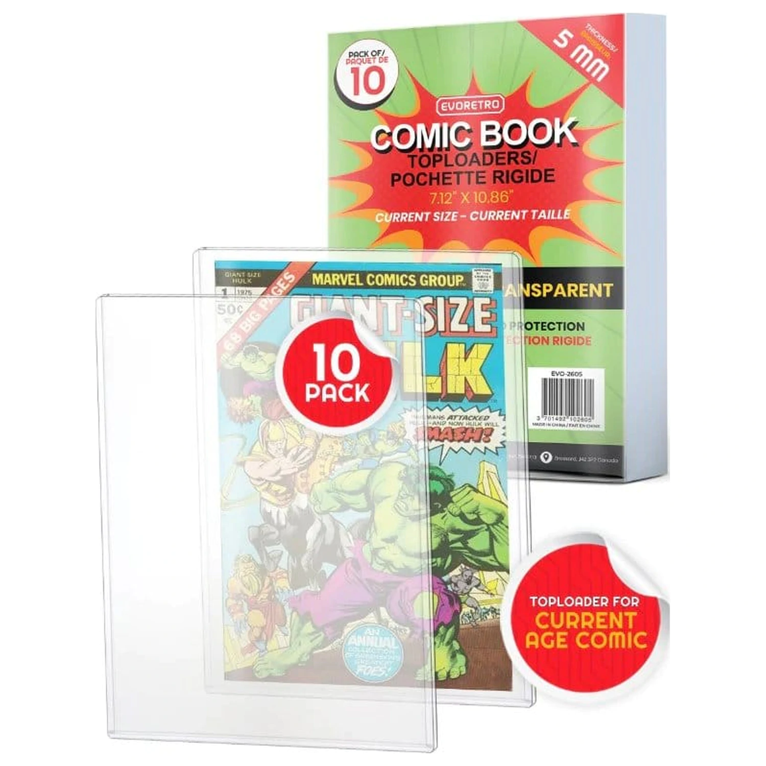 Evoretro Comics Topload Halter 10er-Pack Current Produktfoto