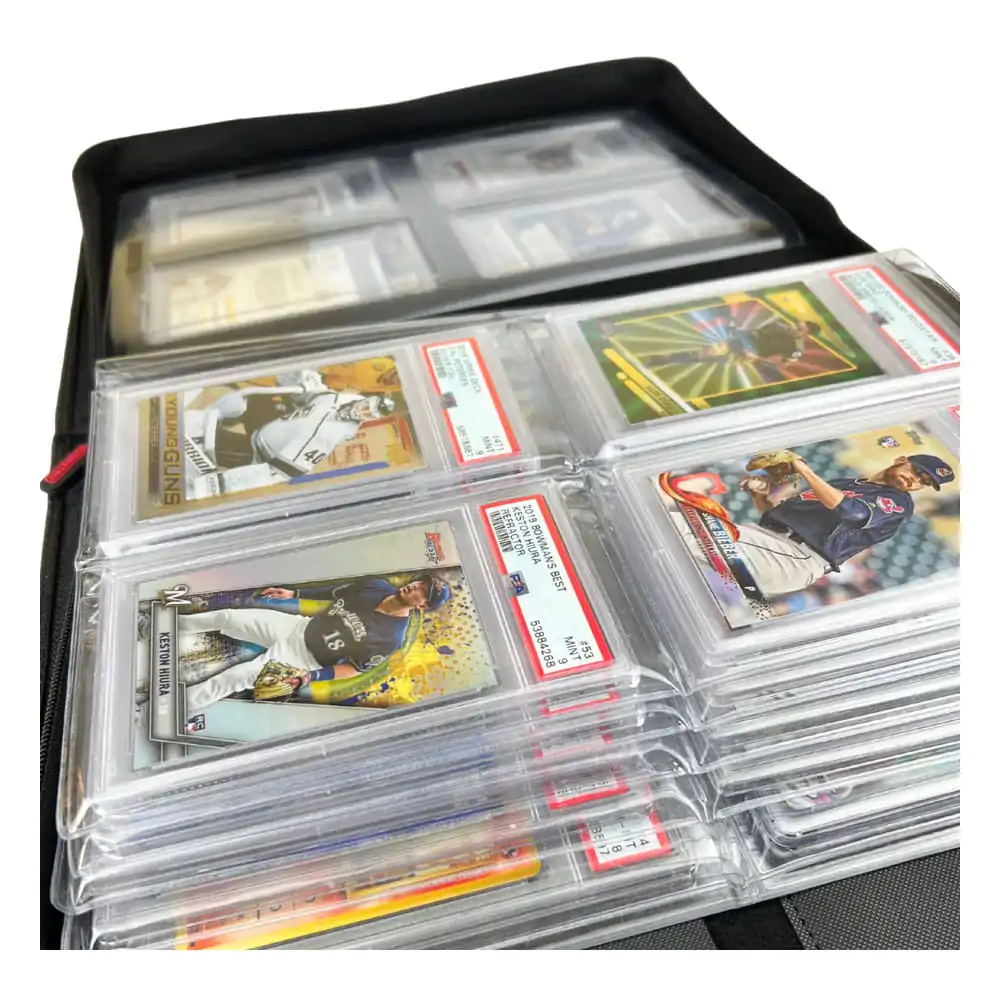 Evoretro Premium Card Slab Binder mit Window Schwarz Produktfoto