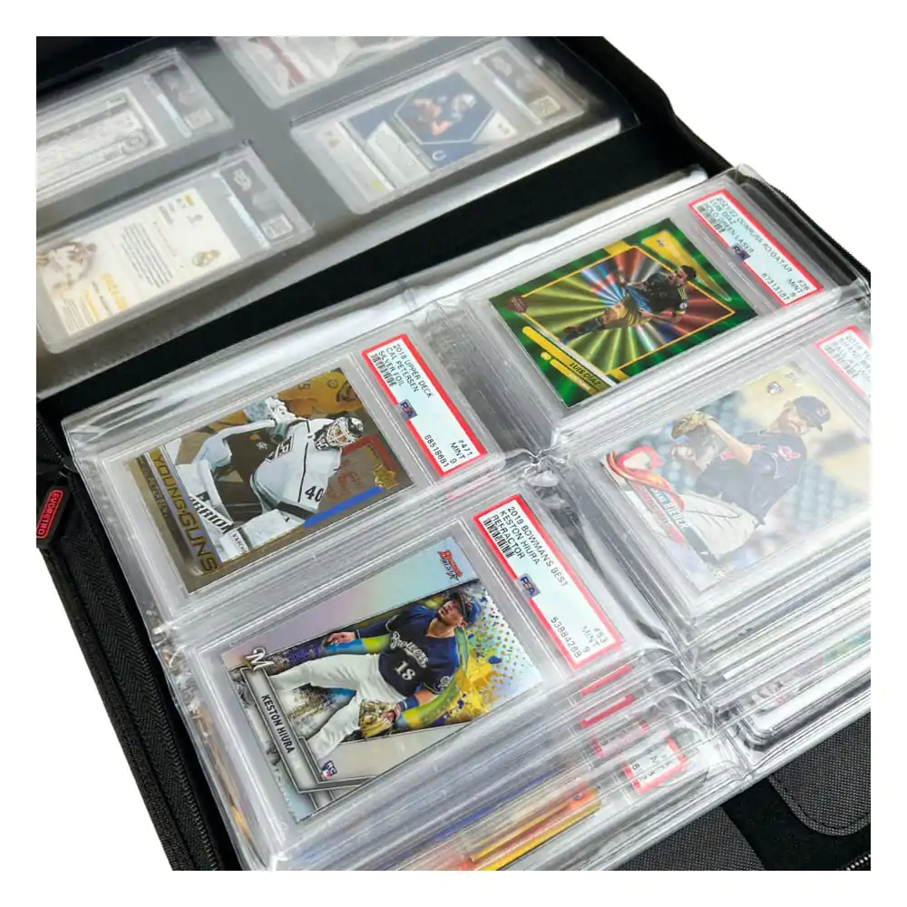 Evoretro Premium Card Slab Binder mit Window Schwarz Produktfoto